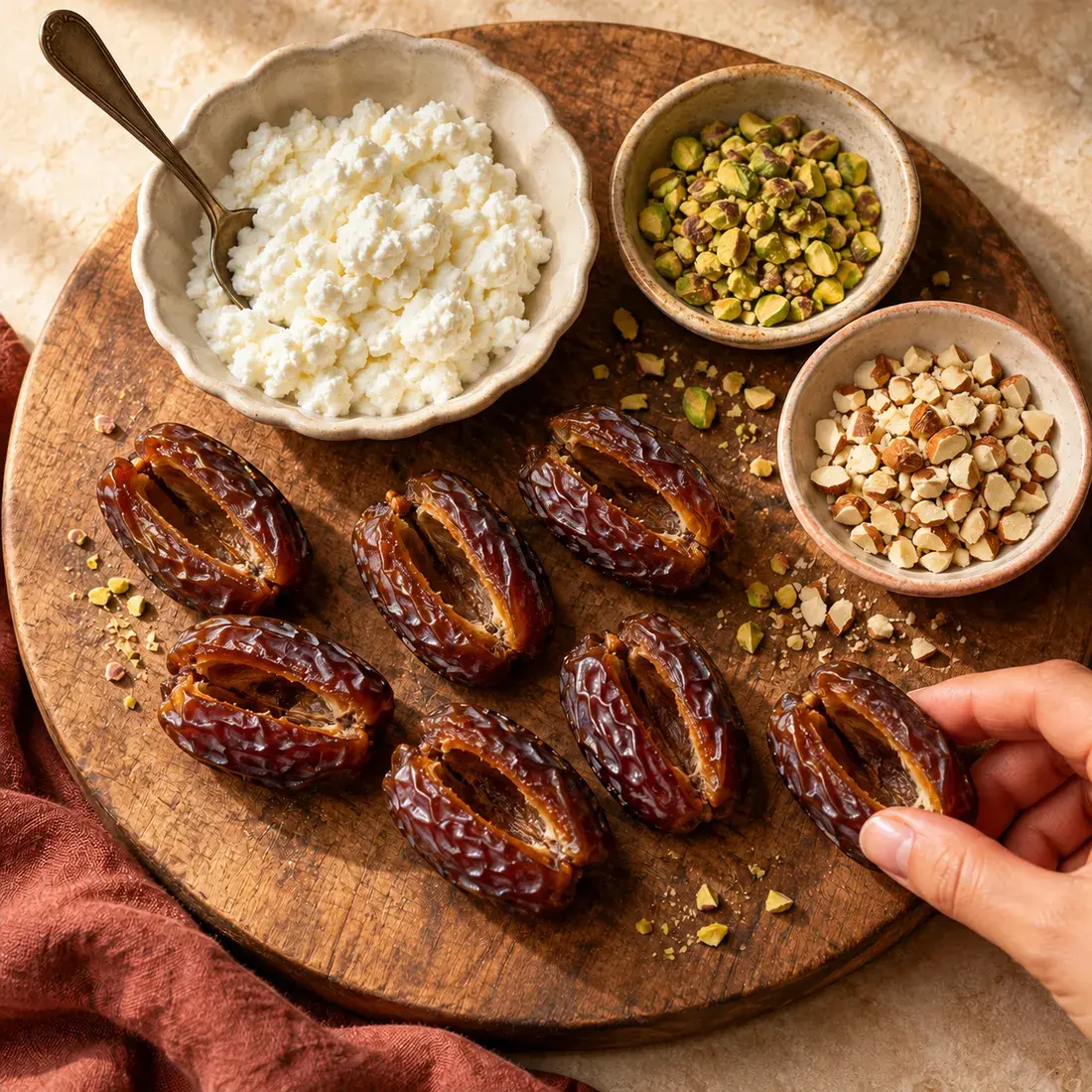 Amber Bites: the ingredients laid out