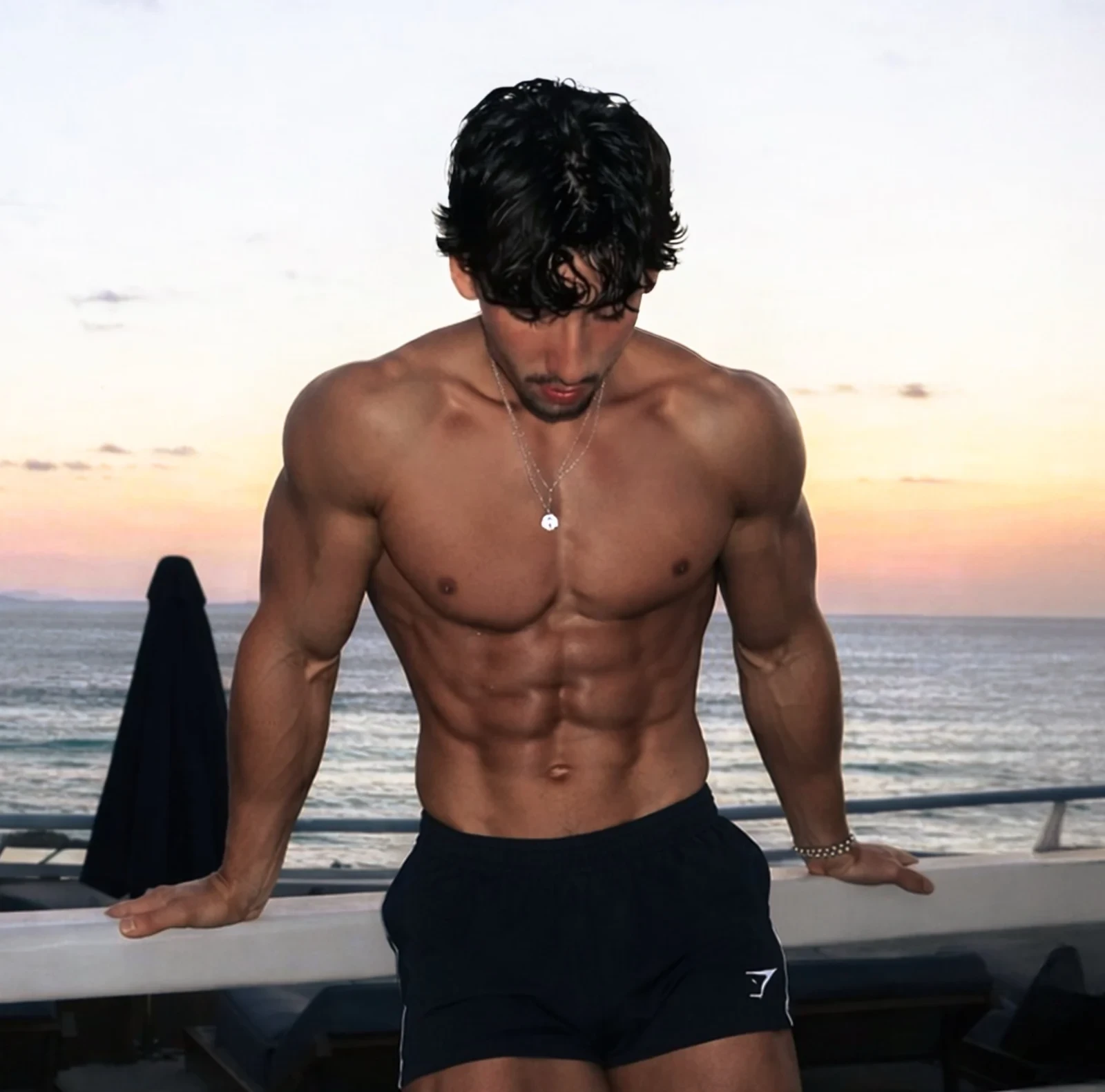 Akram, photographed at the end of a cut