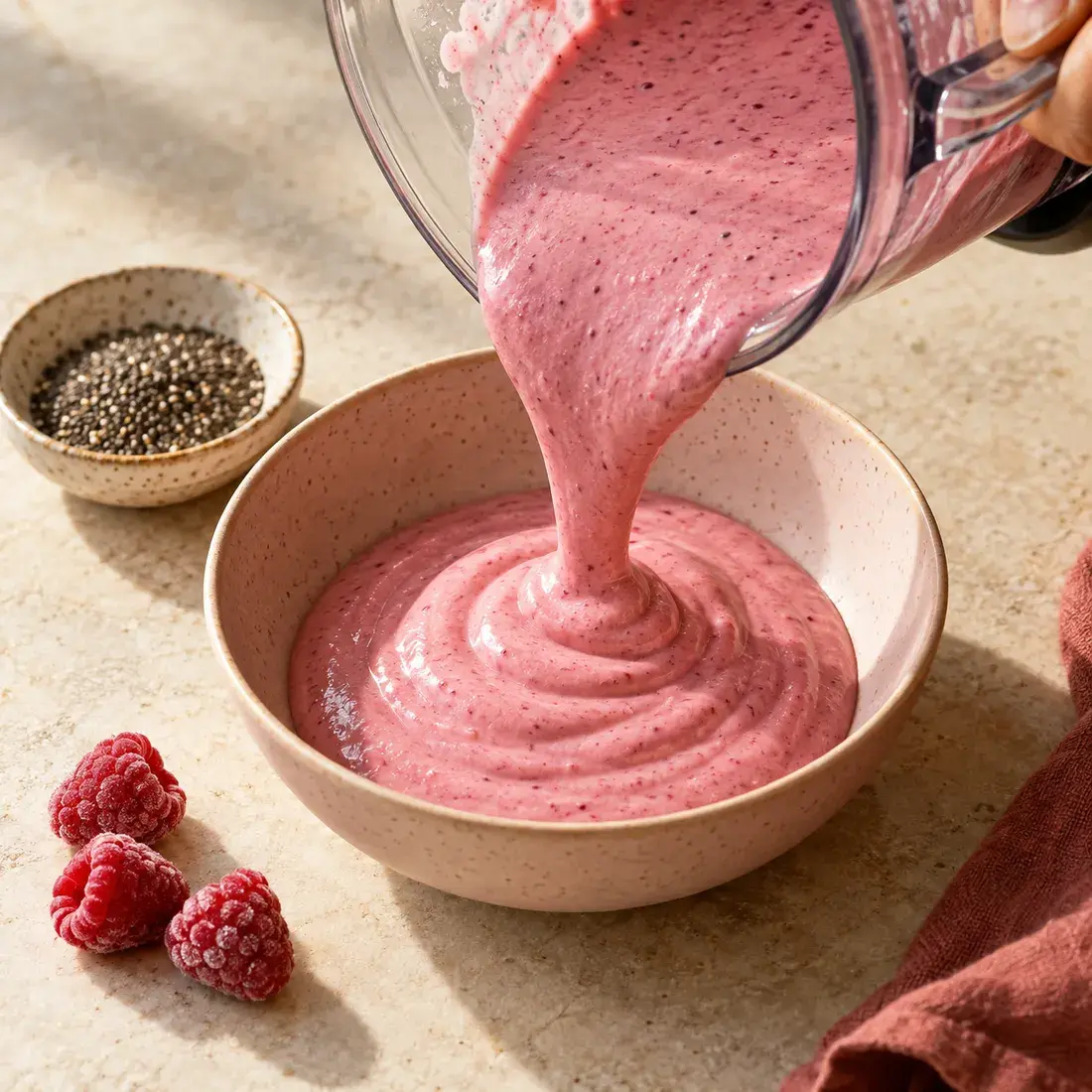 Pink Bowl: in the making