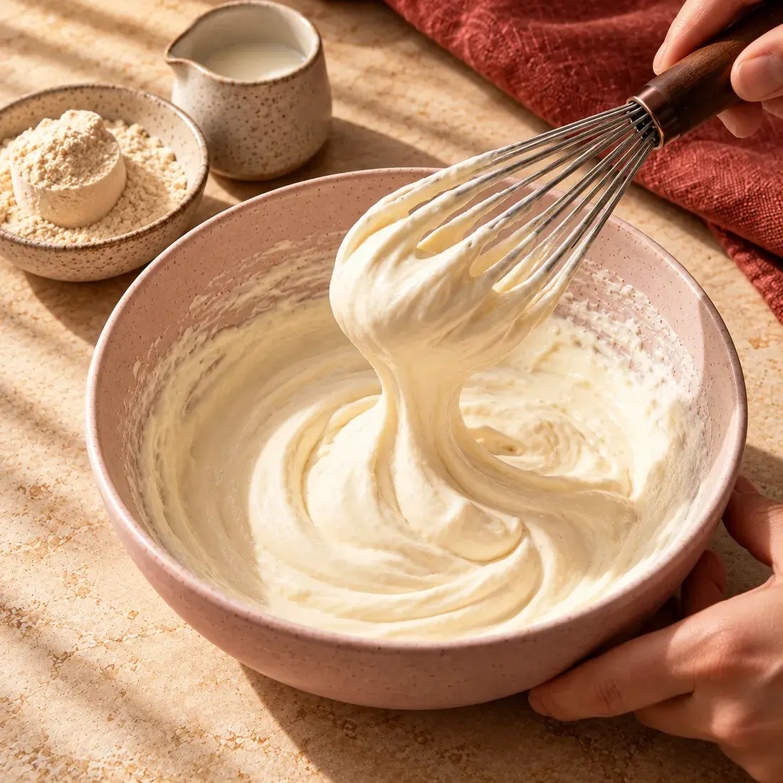 Protein Velvet, step 1: Whip the base