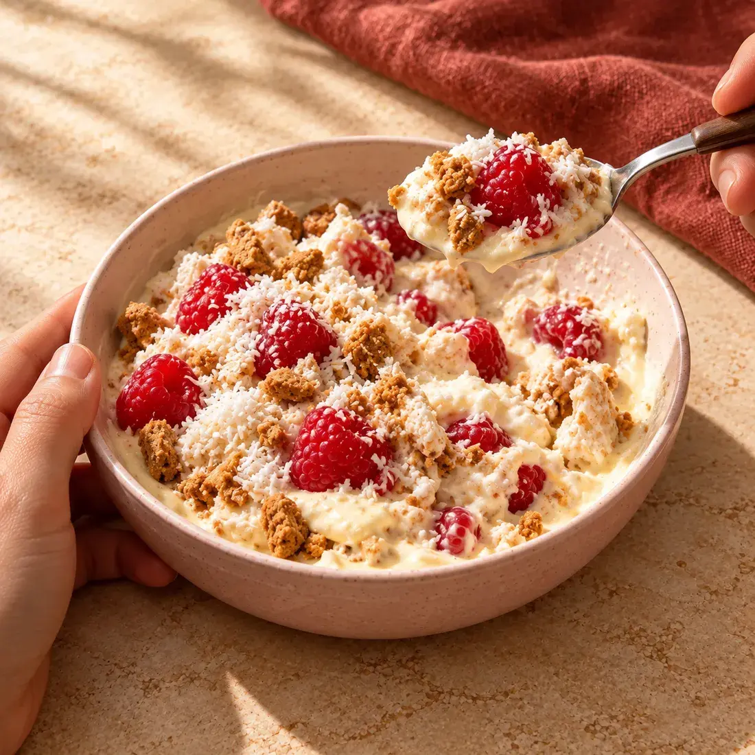 Protein Velvet, step 4: Eat